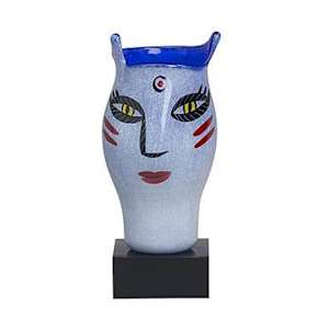 Kosta Boda, "Open Minds" hand painted vase by Ulrica Hydman Vallien, Image 7.