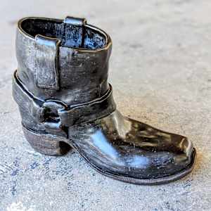 Harness Boot, Short Black by Jill Robinson