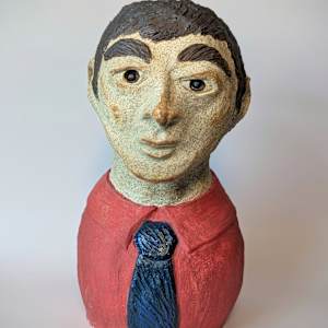 Man with a Blue Tie by Jill Robinson