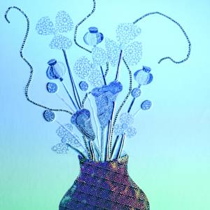 Shinning Flower Vase - Installation by Tania Akehurst 