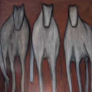Trio Gathered in Earthen Plains by robyn parker feehan, Image 1.