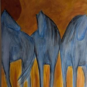 Silent Dreams in Glowing Fields by robyn parker feehan