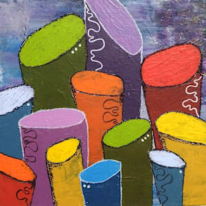 Voices Rising by Lisa Ruch  Image: Right half (12 x 12)