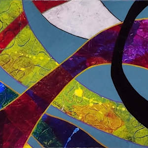 The Journey Continues by Lisa Ruch  Image: Hung in a horizontal orientation