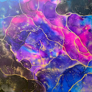 Galaxy Rose by Stella Robinson Lightheart