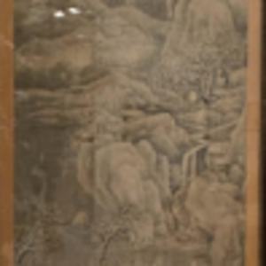 Hanging Scroll 003  Image: Landscape Painting on hanging scroll
