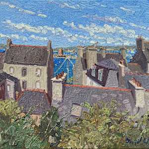 Camaret avec le fort Vauban by David  A. Williams 