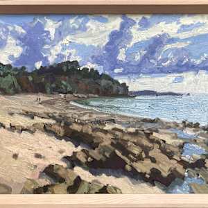 La Plage Portzic by David  A. Williams 