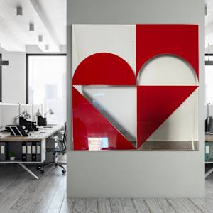 Yin Yang Heart by Allison "Ally Bee" Findeiss-Becker