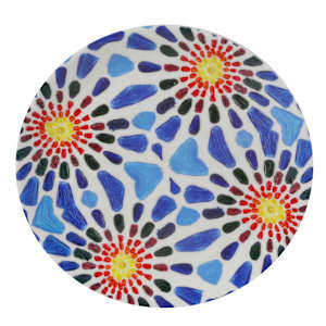 Sunburst Plate by Allison "Ally Bee" Findeiss-Becker