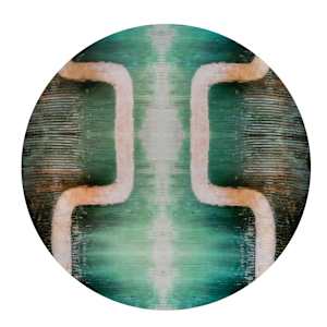 Ups and Downs Plate by Allison "Ally Bee" Findeiss-Becker