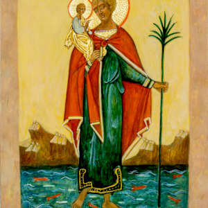 Saint Christopher by Christine Hales