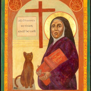 Julian of Norwich Icon by Christine Hales