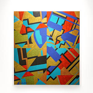 Abstraction Composition 2083 by Ruslan Gudiev 