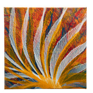 Flare within, 2025 by Rushit Shah  Image: Reflecting inner strength and radiance