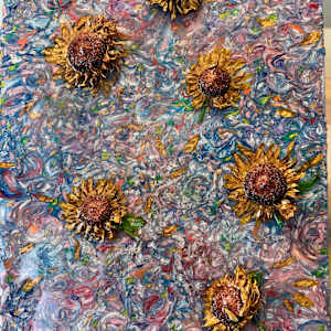 Dance of the Golden Sunflowers by Lori Thornton, Image 1.