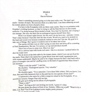 Snails by Harriet Rohmer