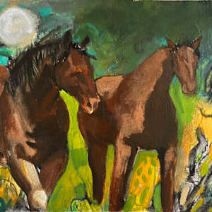 Two and The Moon by Virginia Dixon