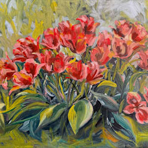 Spring Tulips by Rachel Houlihan