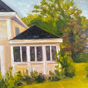 July Backyard by Rachel Houlihan