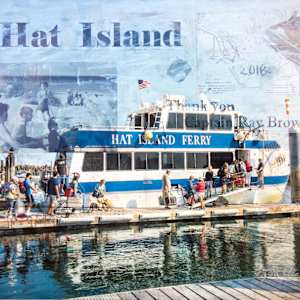 Hat Island Ferry 2018 by Lisa Graff