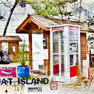 Hat Island Phone Booth - 2016 by Lisa Graff