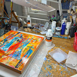 Retro Ray by Lisa Graff  Image: In process