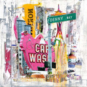 Pink Elephant Denny Way by Lisa Graff, Image 1.