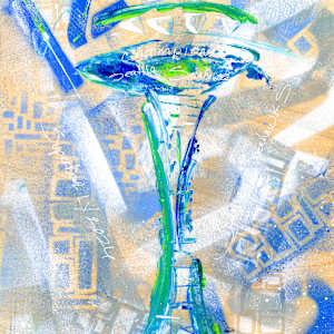 Seahawks Space Needle I2 by Lisa Graff, Image 1.