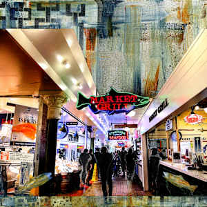 The Market by Lisa Graff, Image 1.