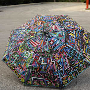 Umbrella (painted) by Randall Mass, Image 4.