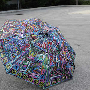 Umbrella (painted) by Randall Mass, Image 2.