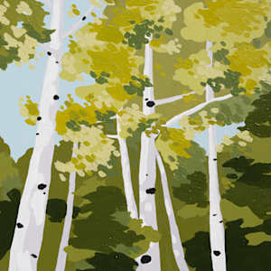 Aspen Trees by Elizabeth