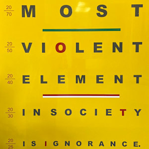 Eye Charts by Marcos "Erre" Ramirez