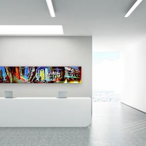 42nd Street by Susan Bowen  Image: 18"x 108" (split into panels)