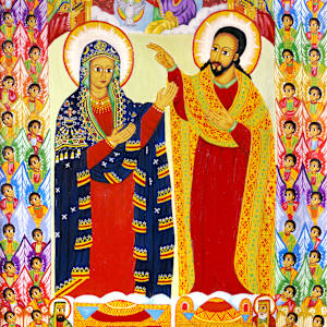 The Covenant of Mercy, Saint Mary in Heaven with Jesus Christ by K. Haile Maskel