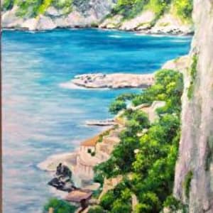 Cliffs Of Capri by Diane K. Hewitt