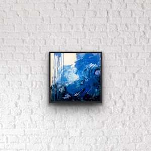 Blue Vibes by Diane K. Hewitt  Image:  ‘Blue Glow’ by Contemporary North Georgia Artist Diane K. Hewitt.  rV 4