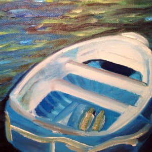 Little Lone Boat in Italy by Diane K. Hewitt