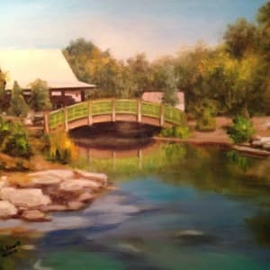 Bridge Over Koi by Diane K. Hewitt