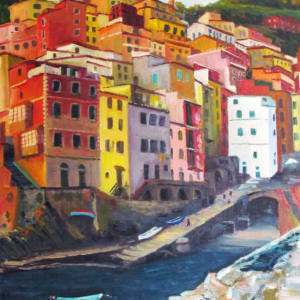 Rio Maggiore-Cinque Terre, Italy by Diane K. Hewitt