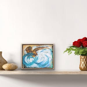 The Swimmer by Diane K. Hewitt  Image: 'The Swimmer', By North Metro Atlanta Representational And Abstract Artist Diane K. Hewitt RV 3