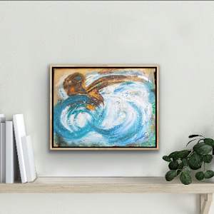 The Swimmer by Diane K. Hewitt  Image: 'The Swimmer', By North Metro Atlanta Representational And Abstract Artist Diane K. Hewitt RV 1