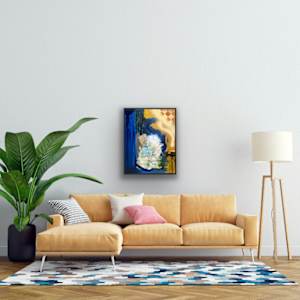 The Nestling by Diane K. Hewitt  Image: The Nestling 20 x 16” Mixed Media on Canvas RV 4