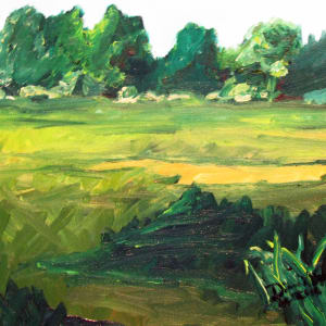 Golf Sand Trap In The Rough by Diane K. Hewitt