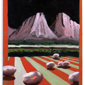 Mountain with Stripes by Mathew Tucker