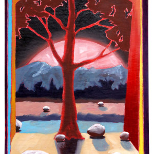 Red Tree by Mathew Tucker