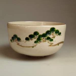 Kyo -Yaki Chawan by Ito Tozan III  三代 伊東陶山 1900 - 1970 