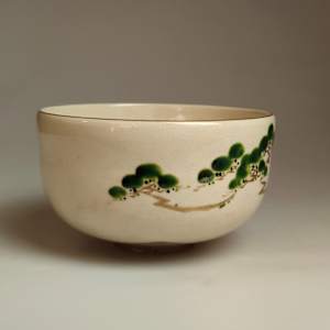 Kyo -Yaki Chawan by Ito Tozan III  三代 伊東陶山 1900 - 1970 