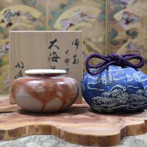 Bizen Yaki Chaire, Toho Kimura 木村陶峰 Tōshō-en Kiln by Toho Kimura 木村陶峰